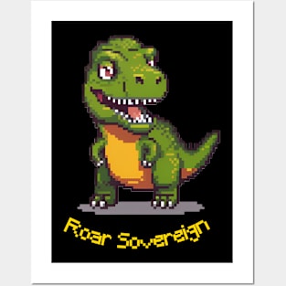 T Rex - Roar Sovereign Posters and Art